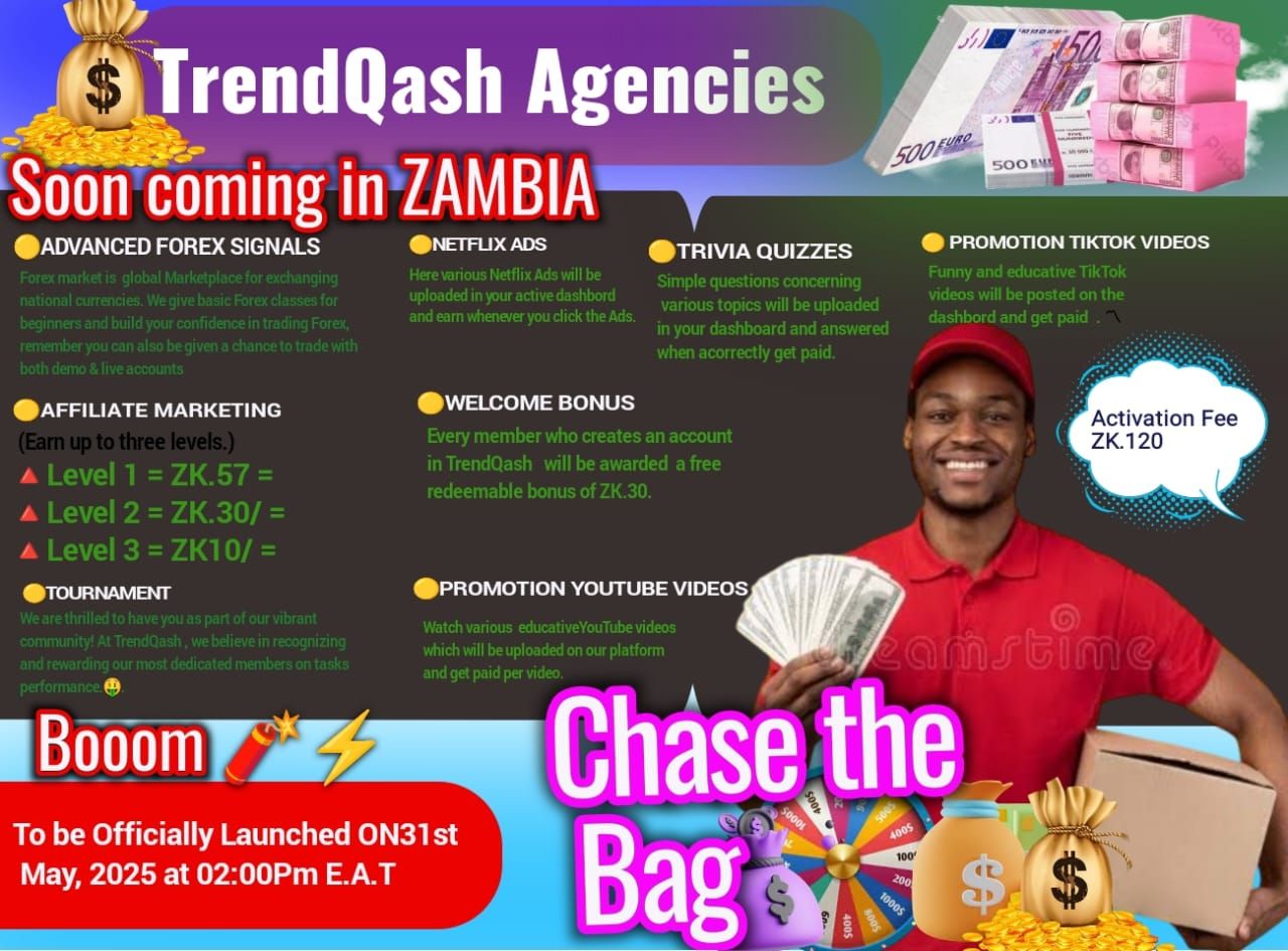 TrendQash Zambia: Make Real Kwacha Online in Minutes