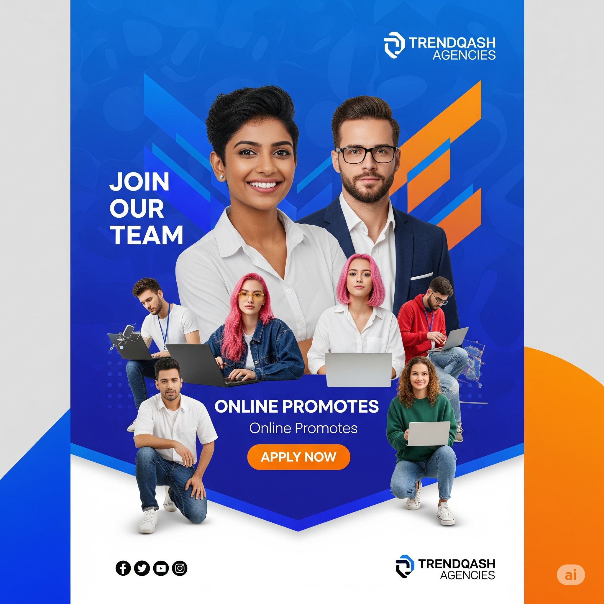 Trendqash Agencies Jobs: Team Leaders & Online Promoters Needed!