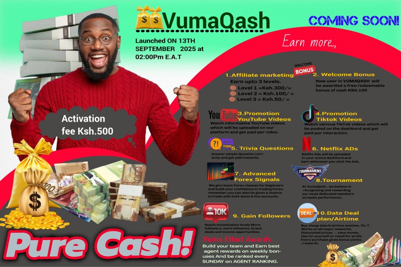 Vumaqash Agencies Kenya – Official Launch on 13th Sept 2025