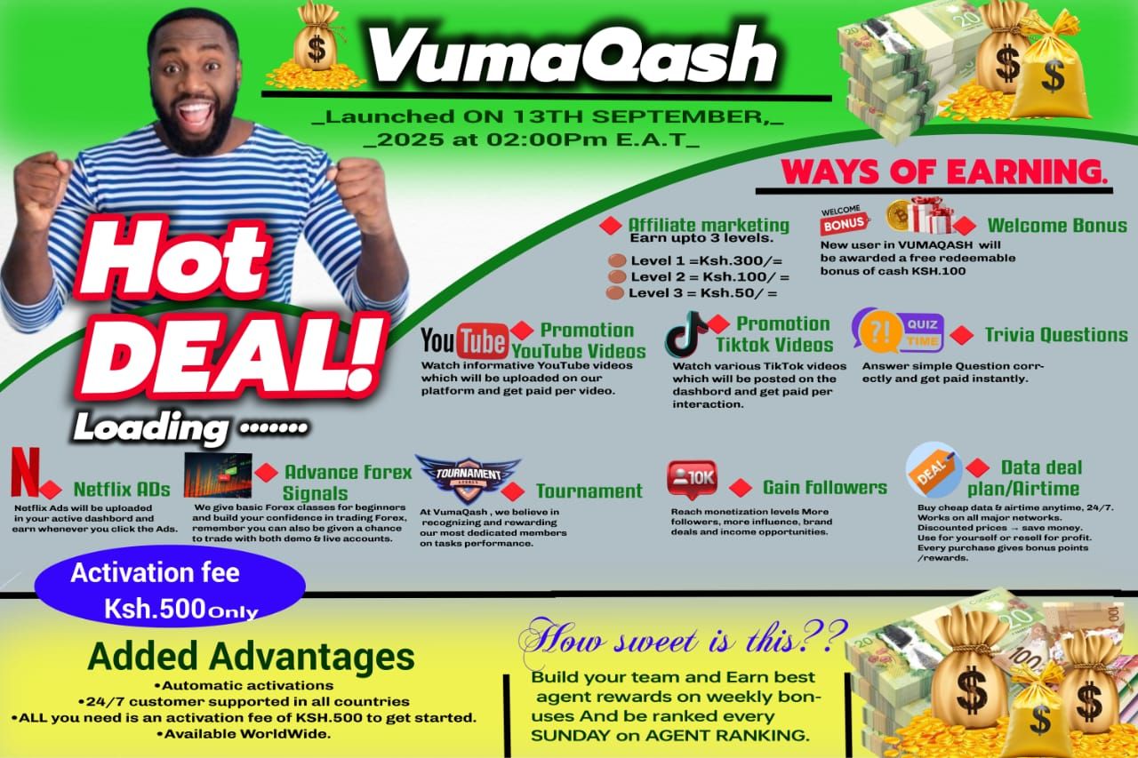 HOW TO MAKE MONEY ONLINE WITH VUMAQASH AGENCIES