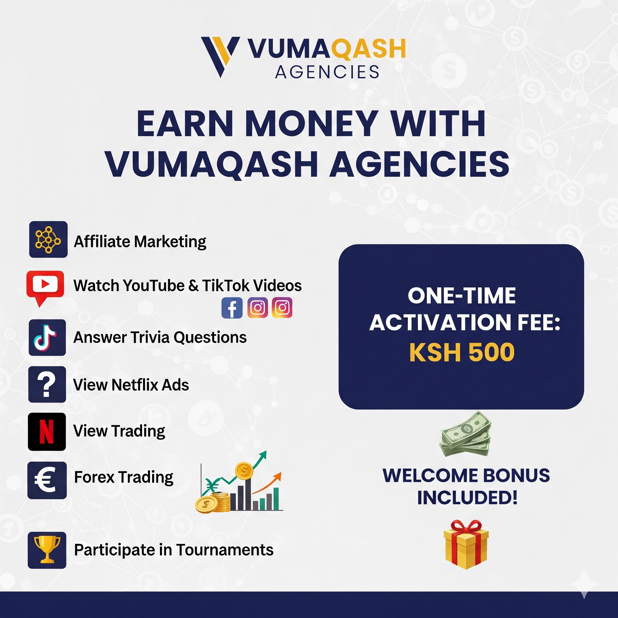 VumaQash Agencies Kenya – Legit Way to Earn Money Online under SmartTech-Jobs.com